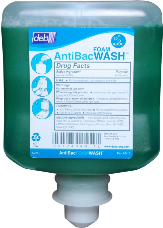 HAND SOAP ANTIBACTERIAL 1L  GREEN 6/CS