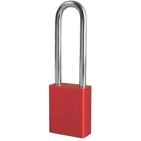A1107 LOCK RED KEYED DIFFERENT