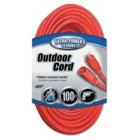 CORD EXT 14/3 100FT RED
