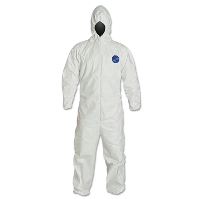 COVERALL TYVEK W/ HOOD &amp; BOOTS XL
